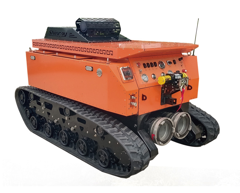 履帶式消防應急供排水機器人